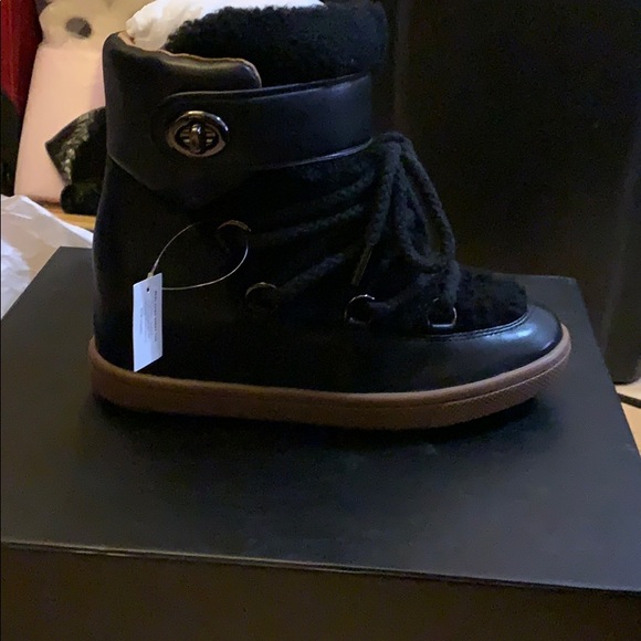Coach  monroe shearling bootie - Picture 1 of 4